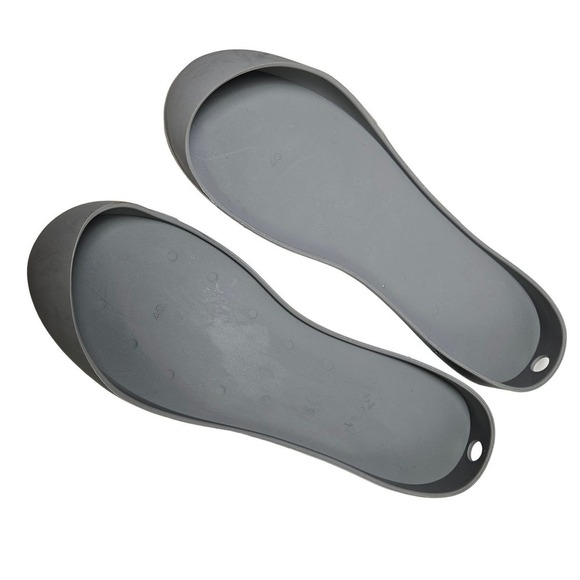 Mahabis‎ Sole for Slipper 40 Larvik Grey Rubber Outsoles #2 - Picture 1 of 7